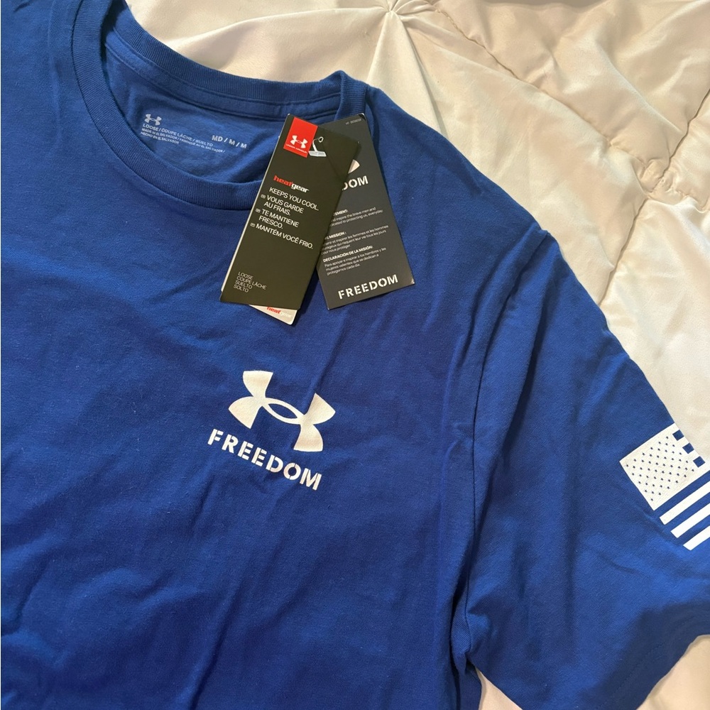 Under Armour Men's Short Sleeve Blue Tee